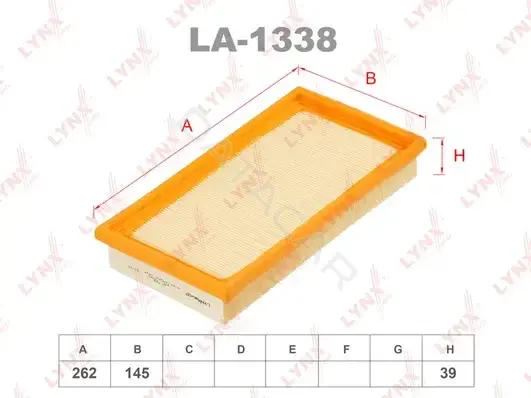 Воздушный фильтр LYNXAUTO LA-1338