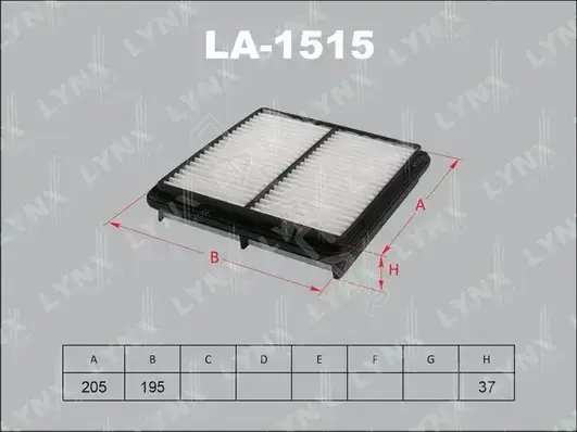 Воздушный фильтр LYNXAUTO LA-1515