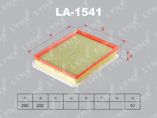 Воздушный фильтр LYNXAUTO LA-1541