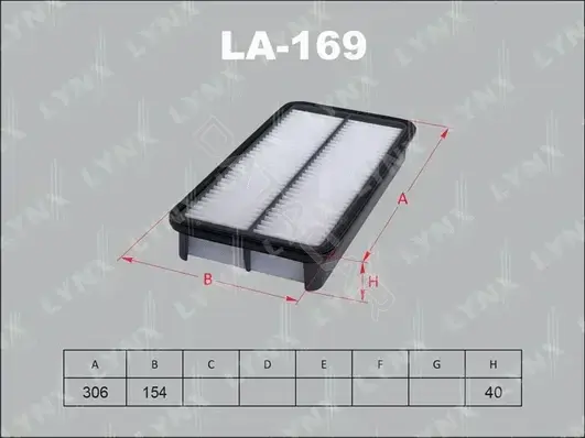 Воздушный фильтр LYNXAUTO LA-169