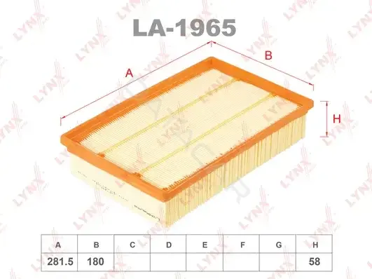 Воздушный фильтр LYNXAUTO LA-1965