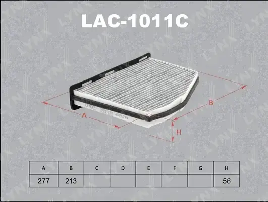 Фильтр салонный LYNXAUTO LAC-1011C