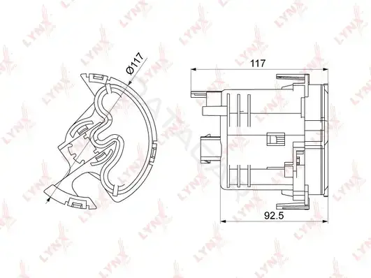 Топливный фильтр LYNXAUTO LF-1071M