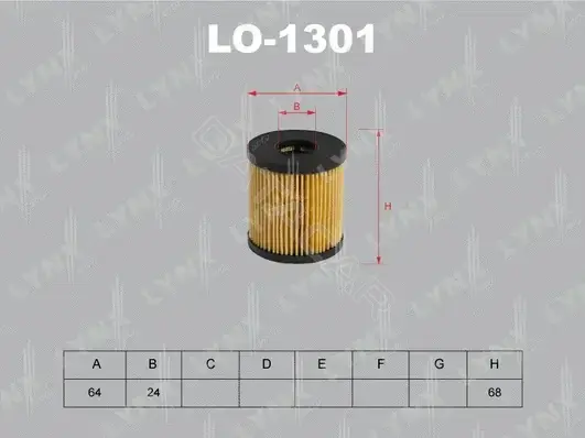 Масляный фильтр LYNXAUTO LO-1301