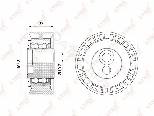 Натяжитель ремня генератора LYNXAUTO PB-5059