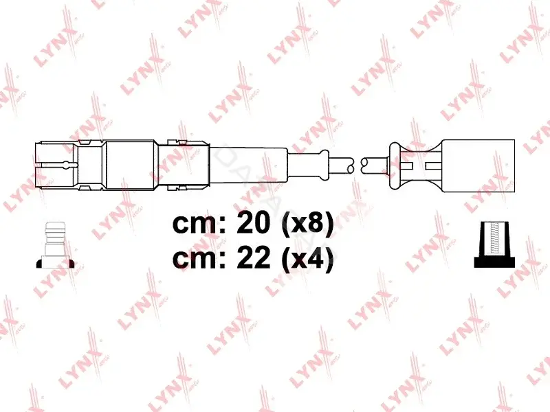 Высоковольтные провода LYNXAUTO SPE5322