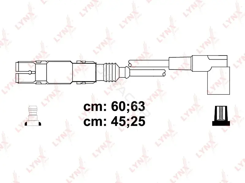 Высоковольтные провода LYNXAUTO SPE8036
