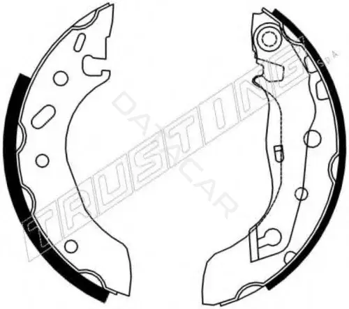 Барабанные колодки TRUSTING 040.141