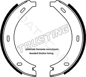 Колодки ручника TRUSTING 052.123