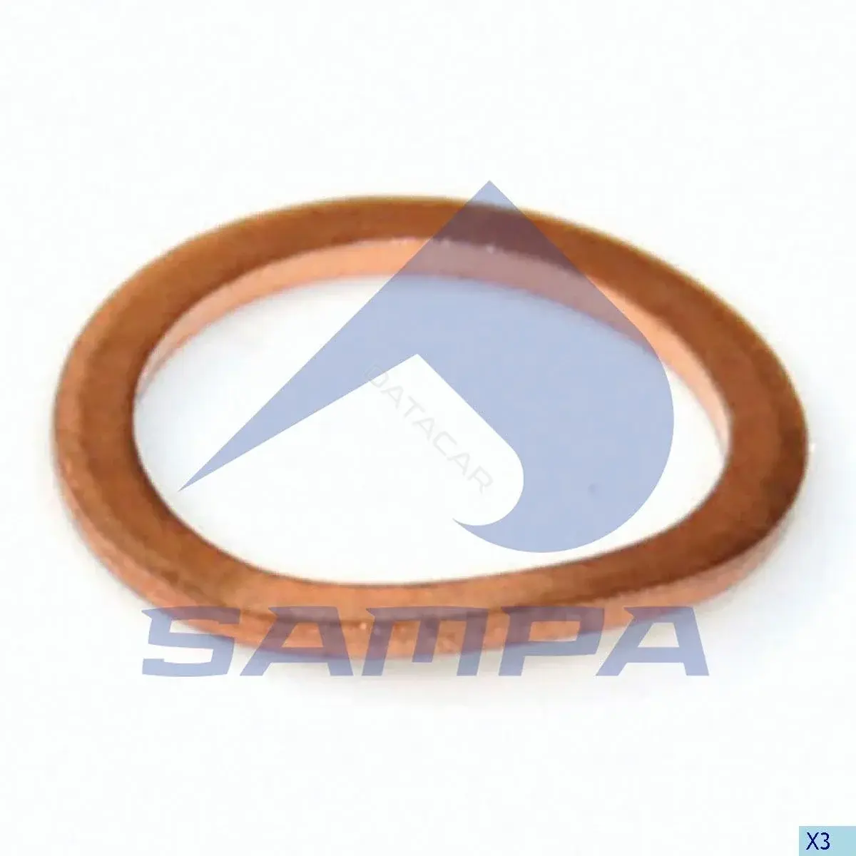 Сальник коленвала SAMPA 105.488