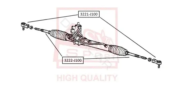 Рулевая тяга ASVA 3222-J100