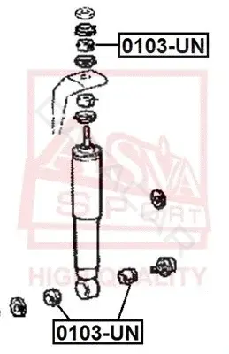 Опора амортизатора ASVA 0103-UN