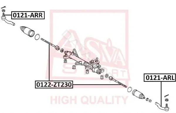 Рулевая тяга ASVA 0122-ZT230