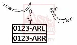 Стойки стабилизатора ASVA 0123-ARL