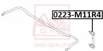 Стойки стабилизатора ASVA 0223-M11R4