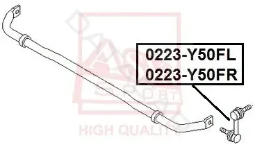 Стойки стабилизатора ASVA 0223-Y50FL