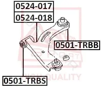Рычаги ASVA 0524-017