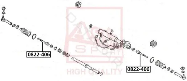 Рулевая тяга ASVA 0822-406