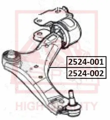 Рычаги ASVA 2524-002