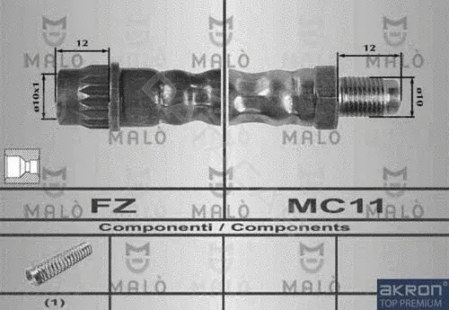 Тормозные шланги MALO 80204