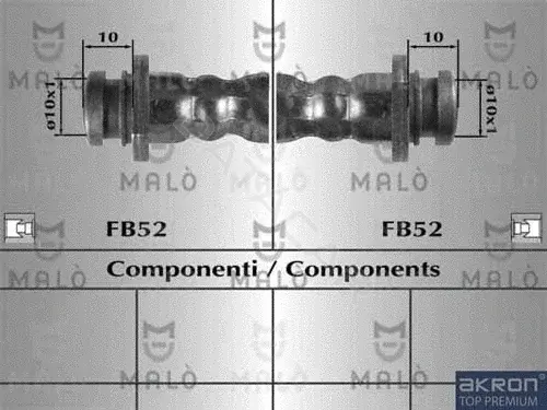 Тормозные шланги MALO 80827