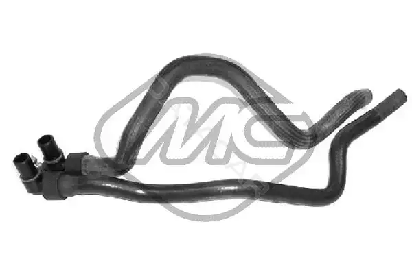 Патрубок печки Metalcaucho 08623