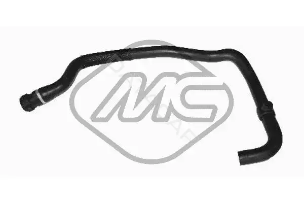 Патрубок печки Metalcaucho 08939