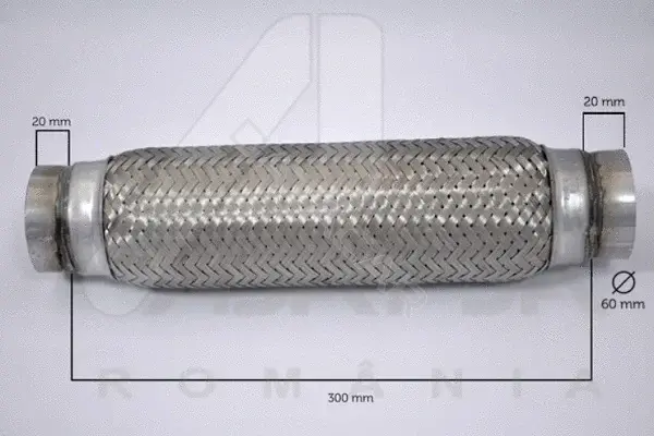 Гофра глушителя ASAM 67815