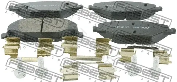 Тормозные колодки FEBEST 2301-POLF