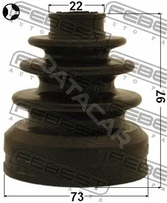 Пыльник шруса FEBEST 0115-GRX125
