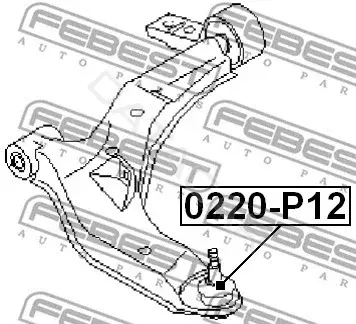 Шаровая опора FEBEST 0220-P12