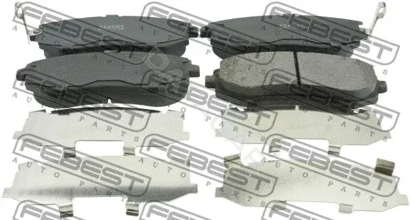 Тормозные колодки FEBEST 0801-G12F