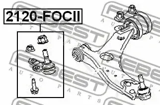 Шаровая опора FEBEST 2120-FOCII