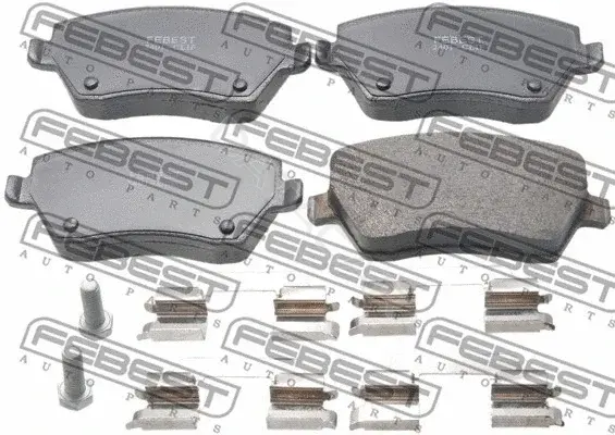 Тормозные колодки FEBEST 2401-CLIF