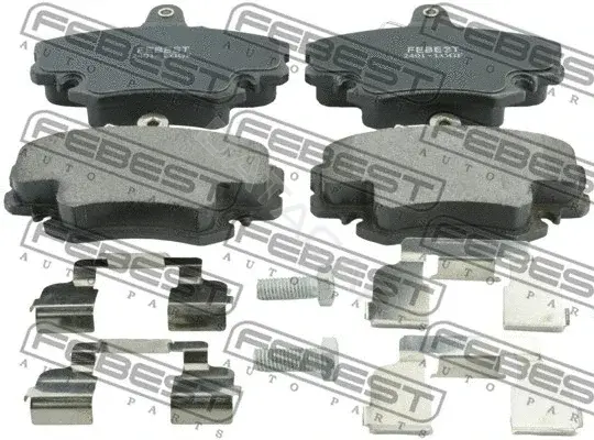 Тормозные колодки FEBEST 2401-LOGF