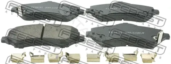 Тормозные колодки FEBEST 2001-CARVF