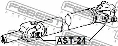 Муфта кардана FEBEST AST-24
