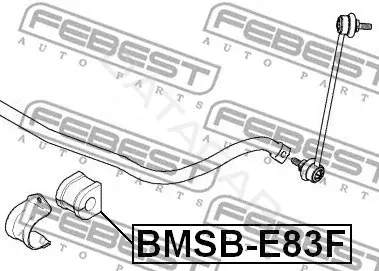 Втулки стабилизатора FEBEST BMSB-E83F
