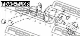 Сайлентблок рычага FEBEST FDAB-FUSR