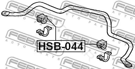 Втулки стабилизатора FEBEST HSB-044