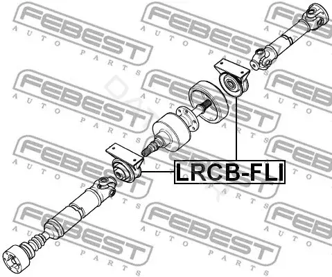 Подвесной подшипник FEBEST LRCB-FLI