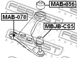 Шаровая опора FEBEST MBJB-CS5