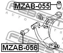 Сайлентблок рычага FEBEST MZAB-055