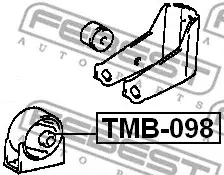 Подушка двигателя (Опора) FEBEST TMB-098