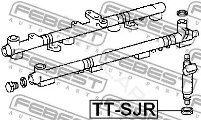 Шайба пламягасящая FEBEST TT-SJR