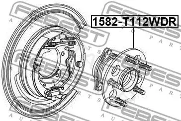 Подшипник ступицы FEBEST 1582-T112WDR