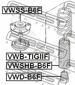 Опора амортизатора FEBEST VWB-TIGIIF