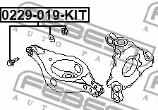Болт подвески FEBEST 0229-019-KIT