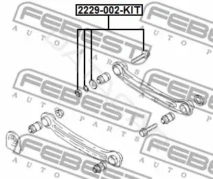 Болт подвески FEBEST 2229-002-KIT