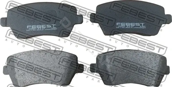 Тормозные колодки FEBEST 0201-E11F